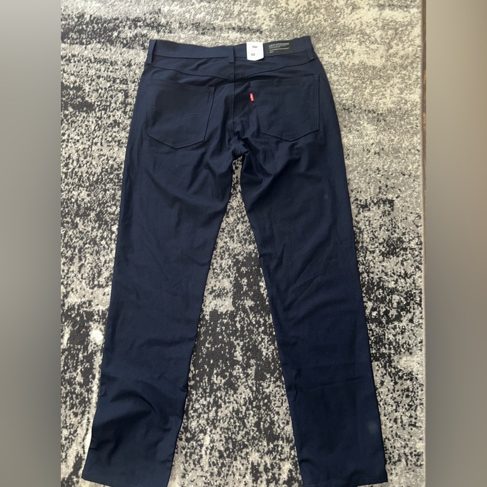 Levi's 511 Slim High Stretch Jeans in Navy - Picture 2 of 5
